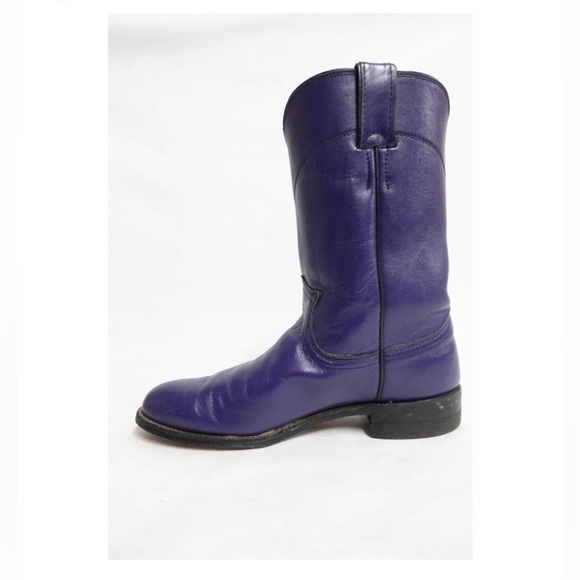 Women’s Justin Purple Roper Boots - Picture 2 of 9